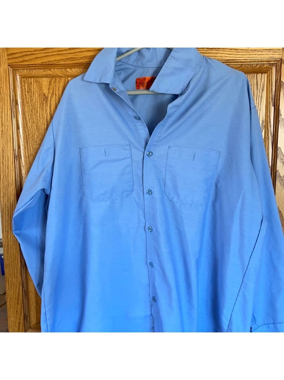 Mens Red Kap dress shirt size XL.